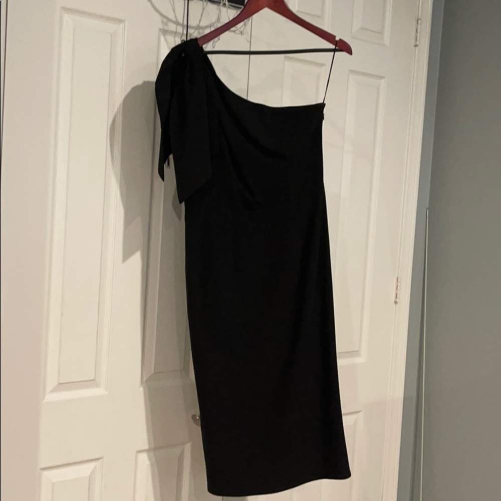 One shoulder midi dress by Dress the Population,